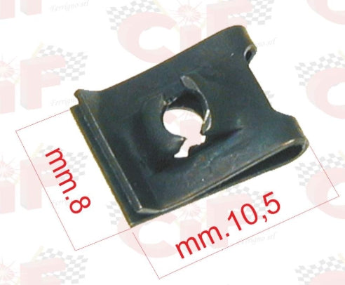 Blechmutter für Blechschraube 2,9 mm für Hupe