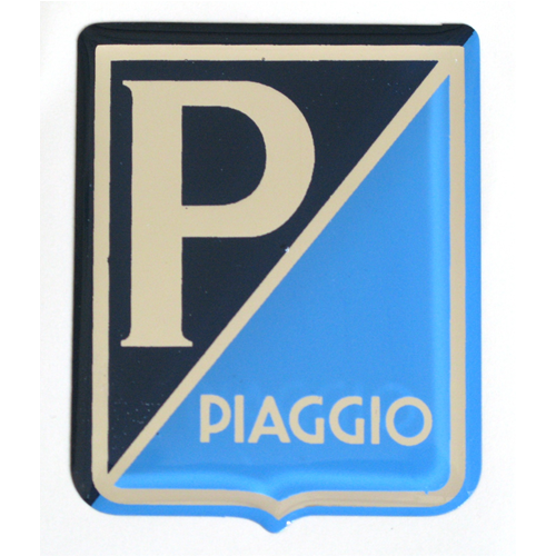 Emblem PIAGGIO 25 x 30mm für Vespa SF