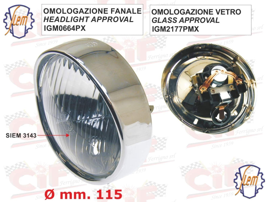 Scheinwerfer SIEM Vespa GL / GS