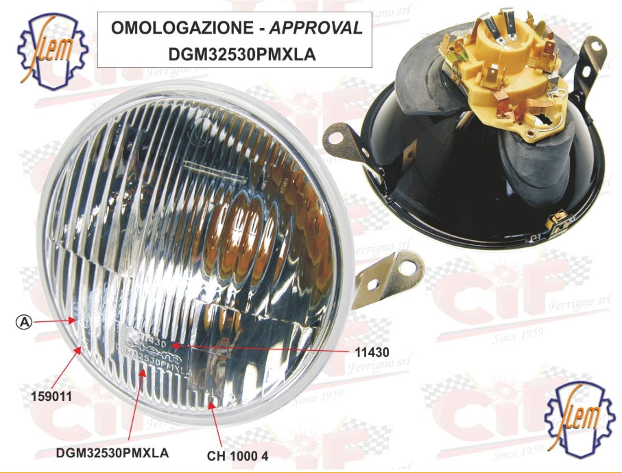 Scheinwerfer SIEM Vespa PX alt