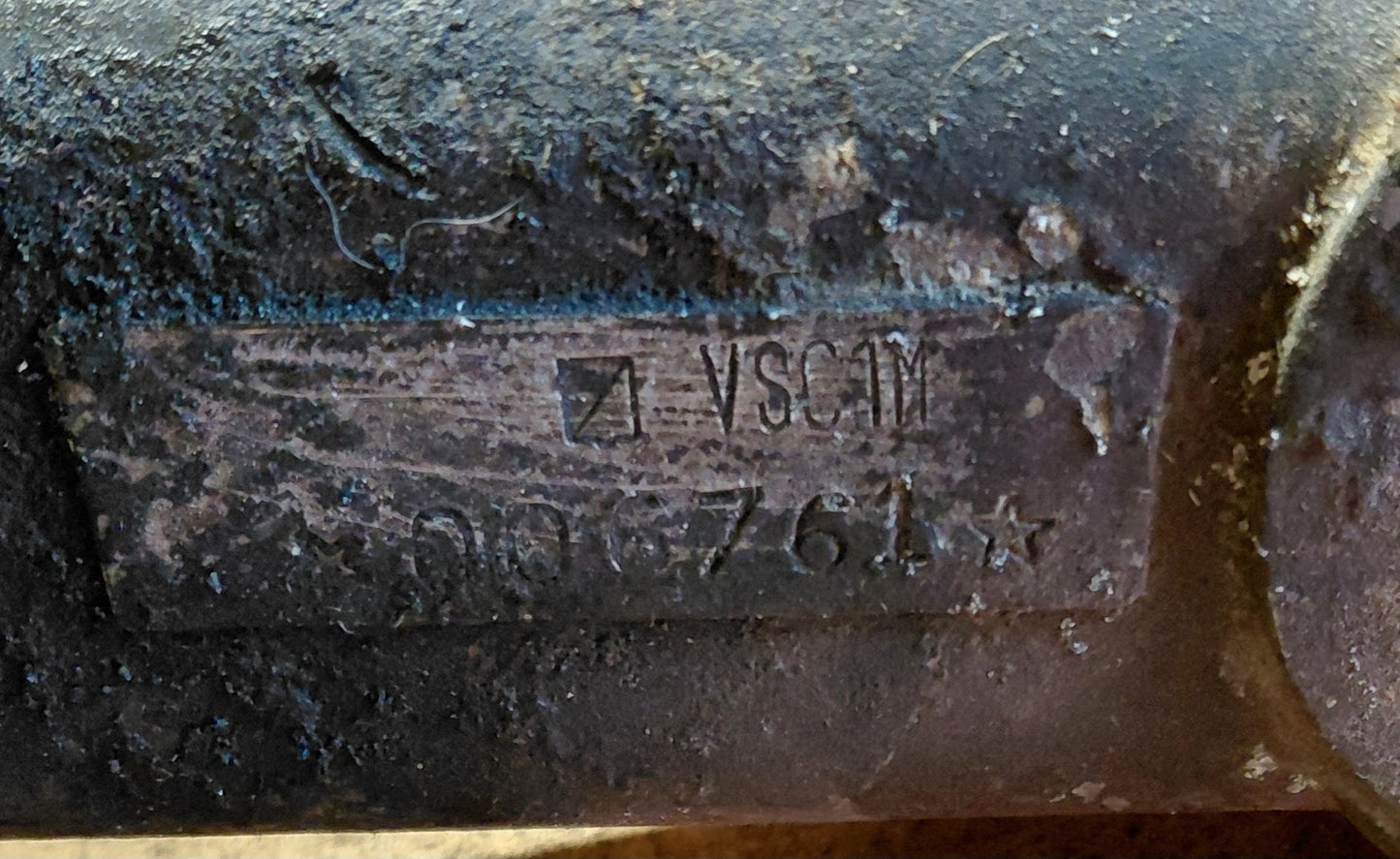 Motorhälfte Vespa 180SS mit Antriebs- und Zwischenwelle , gebraucht