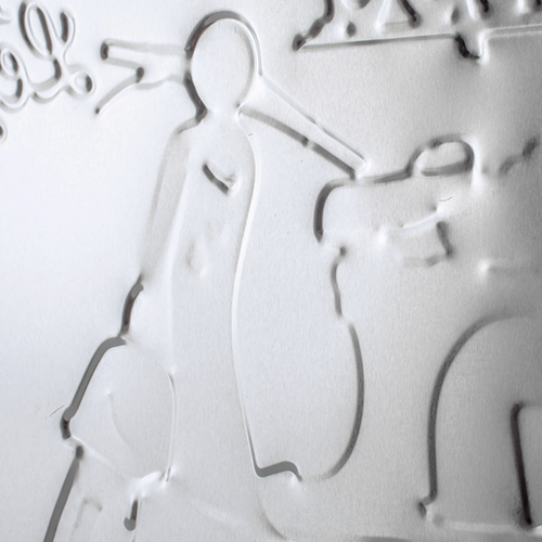Blechschild 30 x 40 cm »Vespa - Italian Legend«