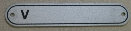 Typenschild klein für Fahrgestellnummer