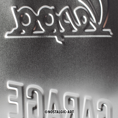 Blechschild 15 x 20 cm »Vespa - Garage«