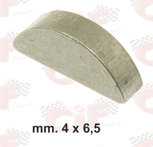 Halbmond / Scheibenfeder / Keil 4 x 6,5 mm