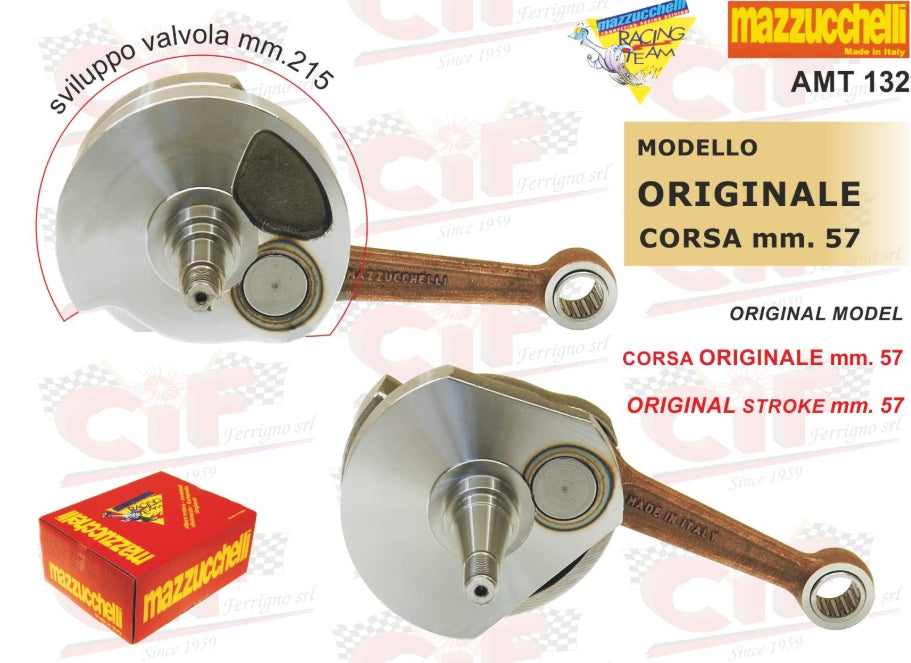 Kurbelwelle - Original - Hub 57 mm für VESPA SPRINT - SUPER 125/150 u.a.