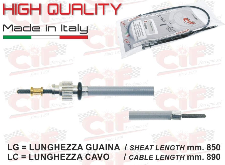 Tachowelle kompl. V50 / 90 / 125