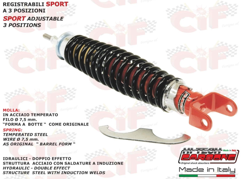 Stoßdämpfer „Sport“-Version – verstellbar , hinten , PK 50 - 125