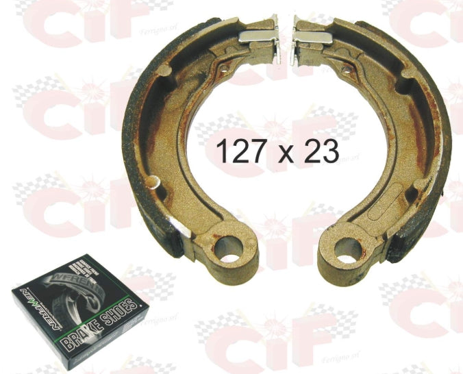 Bremsbacken hinten 127 x 23 mm , GF0127 , Vespa 125 - 150