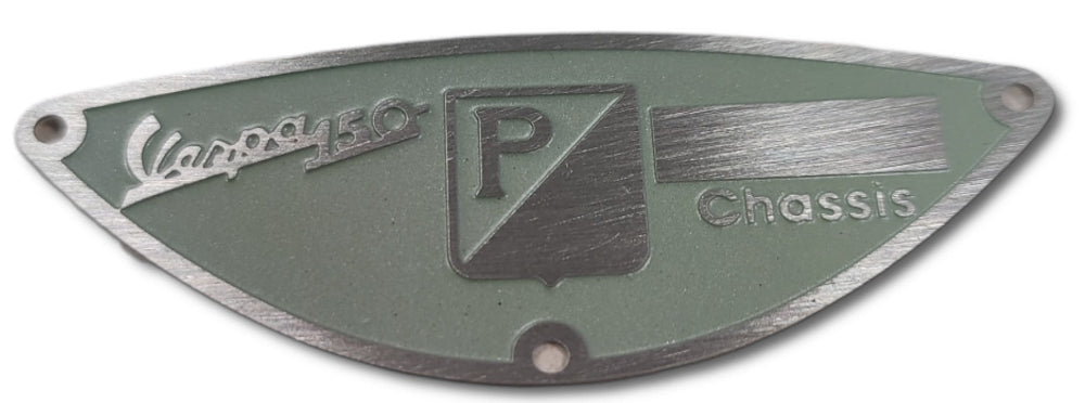 Typenschild Vespa ACMA 150