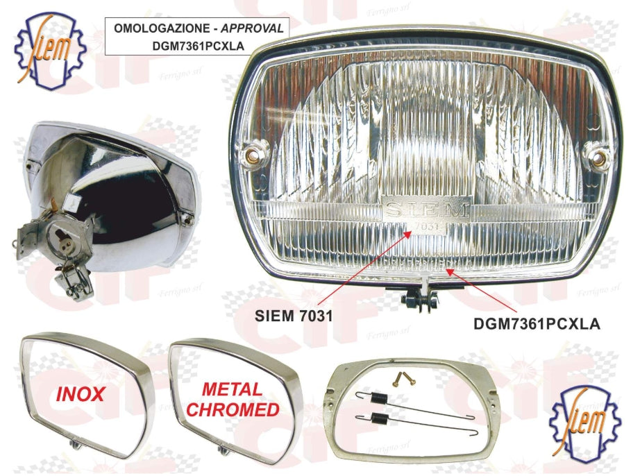 Scheinwerfer SIEM Vespa V 50 Special