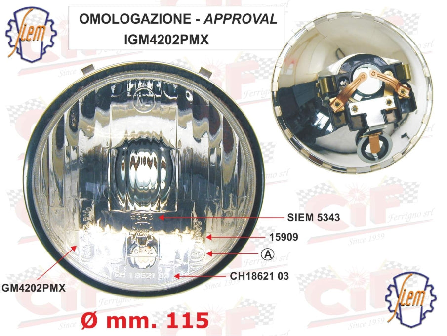 Scheinwerfer SIEM Vespa V50 - 125