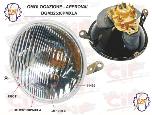 Scheinwerfer SIEM  Vespa PX alt