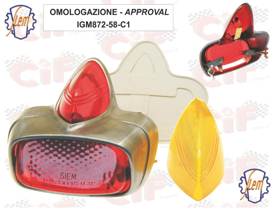 Rücklicht SIEM compl. für Vespa GS