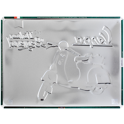 Blechschild 30 x 40 cm »Vespa - Italian Legend«