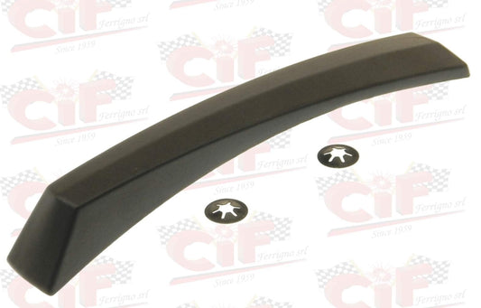 Kotflügelnase / Finne Aluminium schwarz