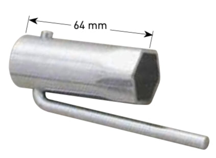 Zündkerzenschlüssel klein , 21mm Länge 64mm