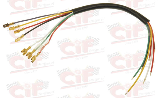 Kabelast Zündgrundplatte Vespa PX mit 7 Kabeln (einmal violett)