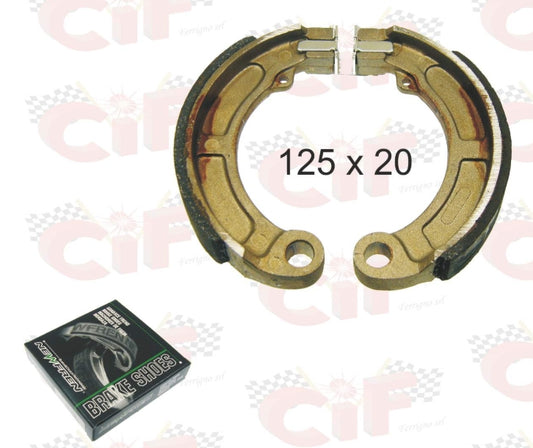 Bremsbacken V50 , GF0130  ,  125 x 20 mm