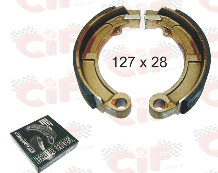 Bremsbacken hinten , GF0160 , Vespa Super , 127 x 28 mm