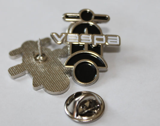 Pin Vespa schwarz