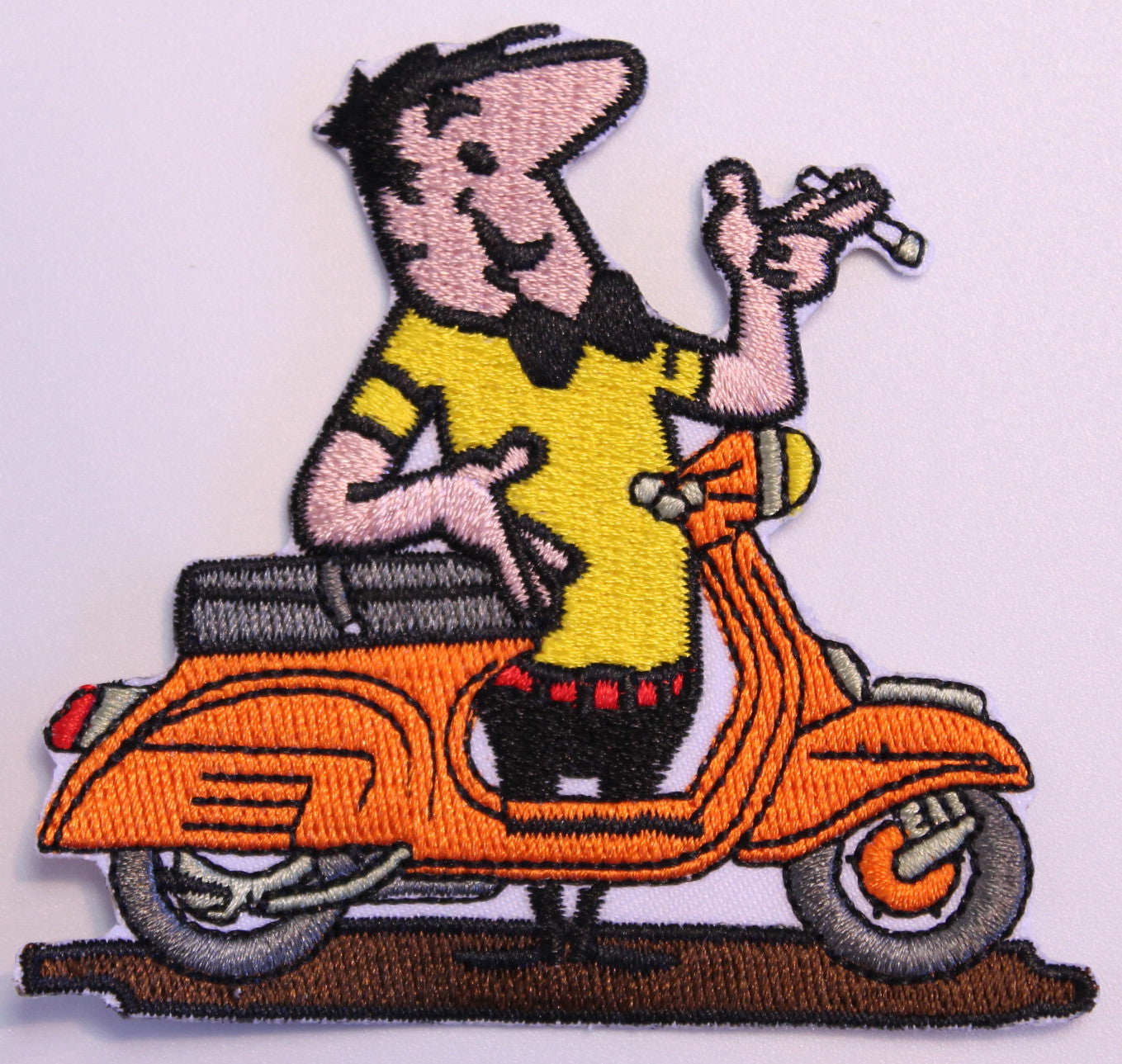 Patch HB Männchen mit Vespa