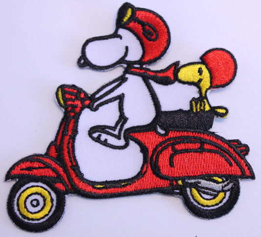 Patch Snoopy auf Vespa
