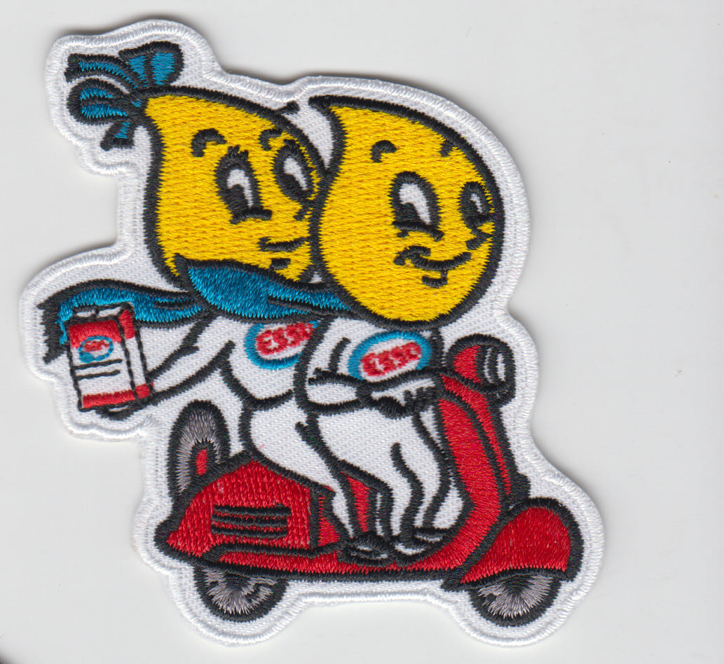 Patch Essolinchen auf Vespa