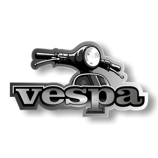PVC Aufkleber Vespa Lenker